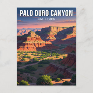 Carte Postale Voyage au Texas Palo Duro Canyon State Park