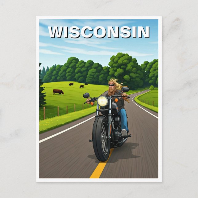 Carte Postale Voyage au Wisconsin (Devant)