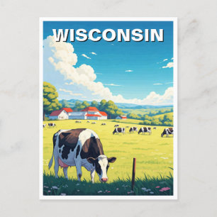 Carte Postale Voyage au Wisconsin