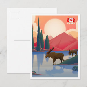 Carte Postale Voyage Canada