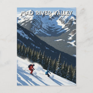 Carte Postale Voyage dans la vallée de Mad River au Vermont