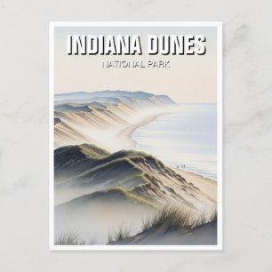 Carte Postale Voyage dans le parc national des dunes de l'Indian