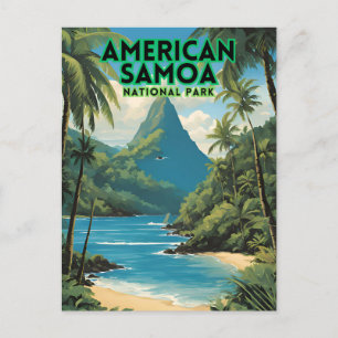 Carte Postale Voyage dans le parc national des Samoa américaines