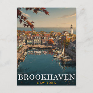 Carte Postale Voyage dans le port de Brookhaven NY