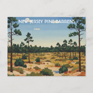 Carte Postale Voyage dans les Pine Barrens du New Jersey