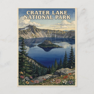 Carte Postale Voyage dans l'île de Wizard du parc national du la