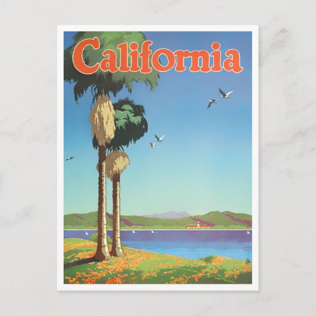 Carte postale voyage de Californie (Devant)
