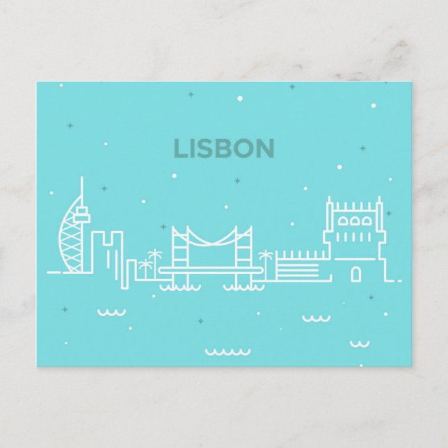 Carte postale Voyage de Lisbonne Portugal (Devant)