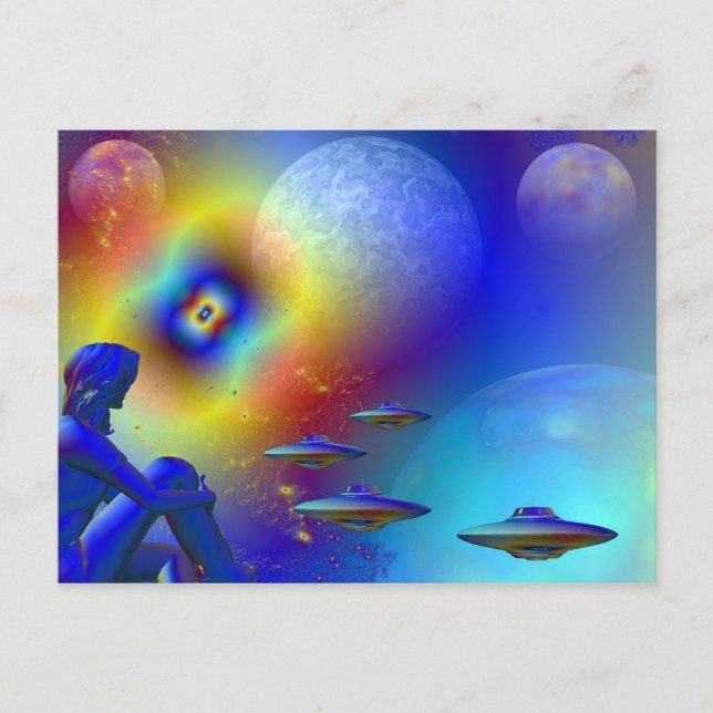 Carte Postale Voyage de nuit (Devant)