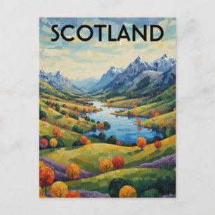 Carte Postale Voyage en Highlands écossais