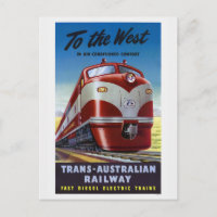 Voyage en train vers l'Australie-Occidentale