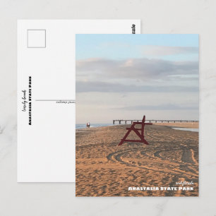 Carte Postale Voyage   Floride - Anastasia State Park Beach