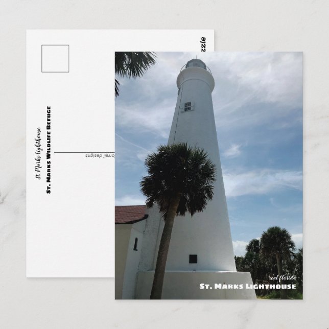 Carte Postale Voyage | Floride - Phare de St. Marks (Devant / Derrière)