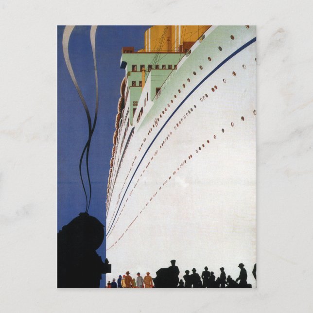 Carte postale Voyage Lignes de Croisière Canadien  (Devant)