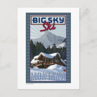 Carte Postale VOYAGE-Montana-Big Sky-