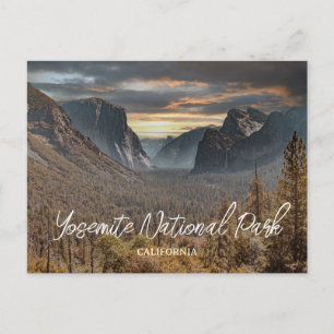 Carte Postale Voyage panoramique dans le parc national de Yosemi