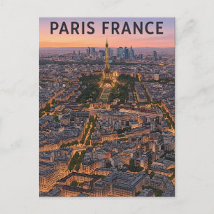 Carte Postale Voyage Paris France