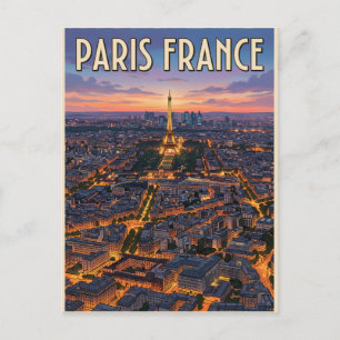 Carte Postale Voyage Paris France