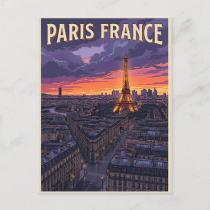 Carte Postale Voyage Paris France