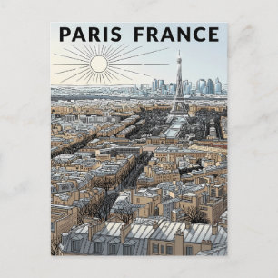 Carte Postale Voyage Paris France