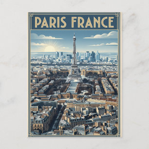 Carte Postale Voyage Paris France