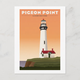 Carte postale voyage Pigeon Point Lighthouse Vinta