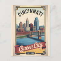 Voyage Rétro Cincinnati Ohio Queen City