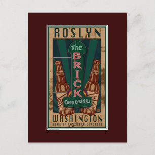 Carte Postale VOYAGE-Roslyn WA-