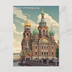 Carte Postale Voyage Russie Saint-Pétersbourg