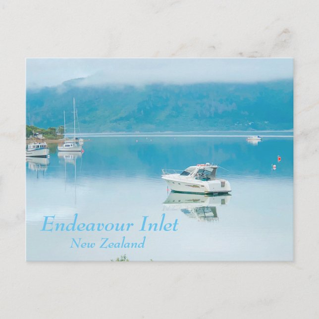 Carte Postale Voyage Serenity Vacation destination. (Devant)