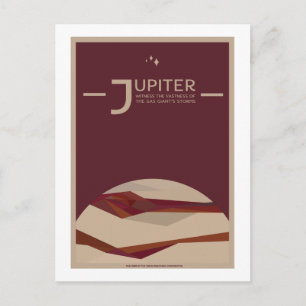 Carte postale Voyage spatial - Jupiter