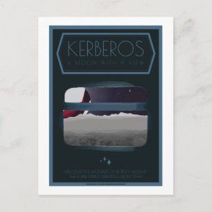 Carte postale Voyage spatial - Kerberos