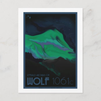 Carte postale Voyage spatial - Wolf 1061c