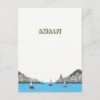 Carte Postale Voyage sur la Côte d'Amalfi Italie