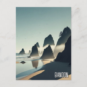 Carte Postale Voyage sur la côte de l'Oregon à Bandon