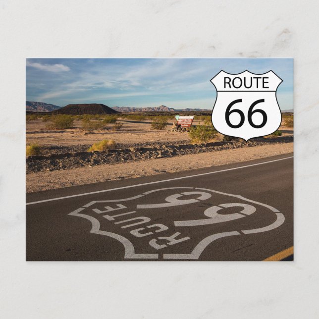 Carte postale voyage US Route 66 (Devant)