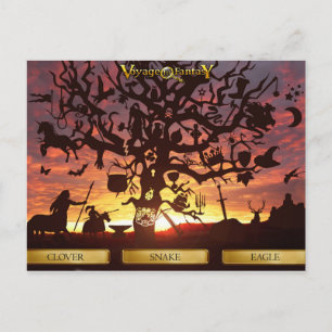 Carte postale Voyage vers l'Imaginaire - Brocelian