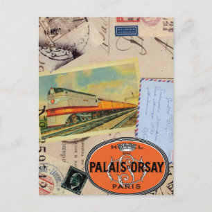 Carte postale voyage Vintage