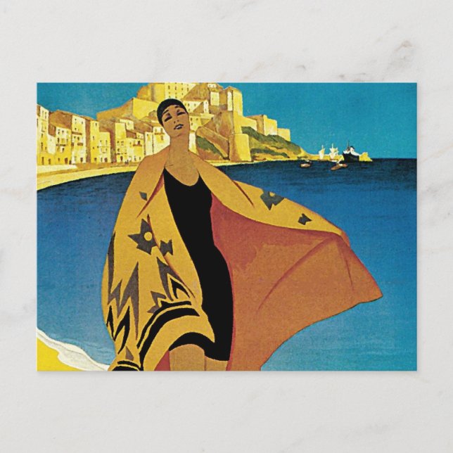 Carte Postale Voyage vintage (Devant)