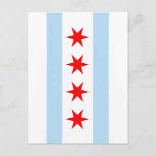 Carte Postale Voyage vintage 4 étoiles Chicago Illinois