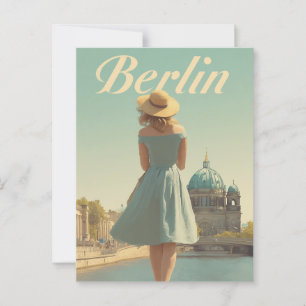 Carte Postale Voyage vintage de Berlin les années 50