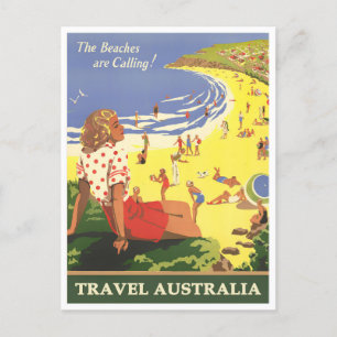Carte Postale Voyage vintage en Australie