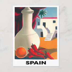 Carte Postale Voyage vintage en Espagne
