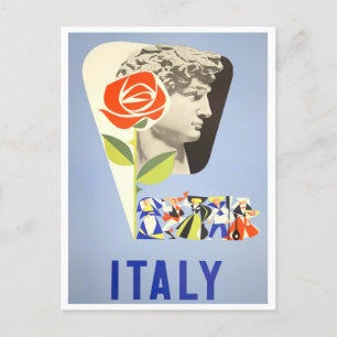 Carte Postale Voyage vintage en Italie