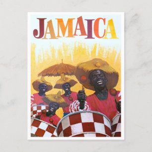 Carte postale voyage vintage Jamaïque