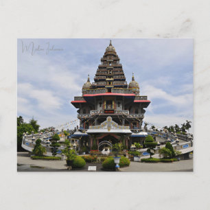 Carte Postale voyage vintage Medan Indonésie Sumatra vacances