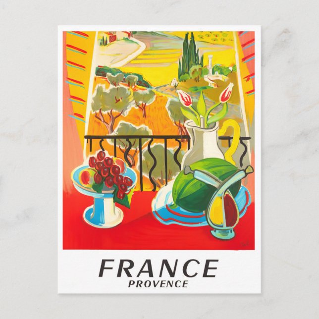 Carte Postale Voyage vintage Provence France (Devant)