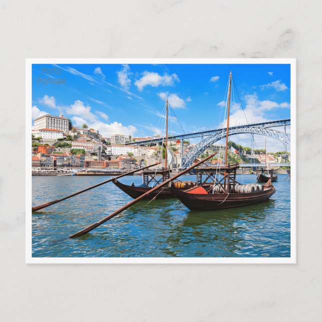Carte Postale voyage vintage retro Porto Portugal tourisme (Devant)