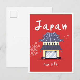 Carte Postale Voyage Vintage Vie Japon
