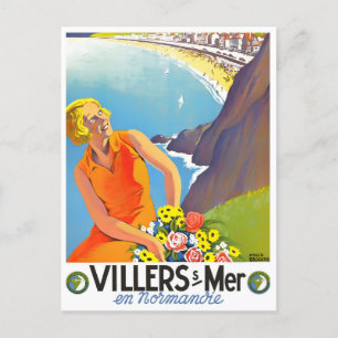 Carte Postale Voyage vintage Villers France